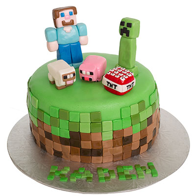 https://www.cremedelacakes.ca - Minecraft Cakes