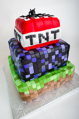 https://www.cremedelacakes.ca - Minecraft Cakes