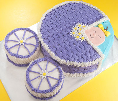 https://www.cremedelacakes.ca - Baby Shower Cakes