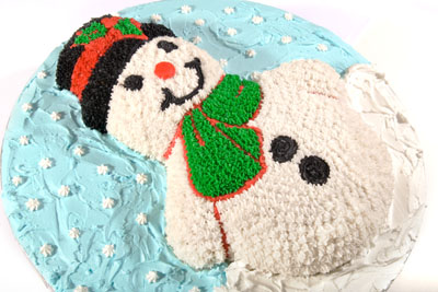 https://www.cremedelacakes.ca - Snowman