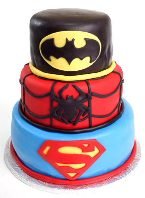 https://www.cremedelacakes.ca - Superhero Mega-Cake